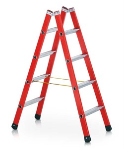 Двухсторонняя диэлектрическая стремянка Zarges Z600 2х5 41166 - фото 100219