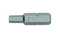 Шестигранная бита Witte Industrie 1/4" 2,5х25 мм 27082 - фото 106316