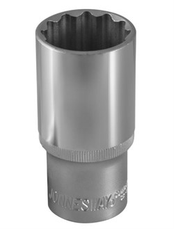 Торцевая 12-гранная головка Jonnesway глубокая 1/2"DR, 15 мм S04HD4715 - фото 109981