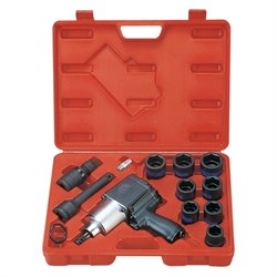 Ударный пневмогайковерт King Tony 3/4"DR 1085 Нм с аксессуарами 14 предметов 64111MP02 - фото 118764