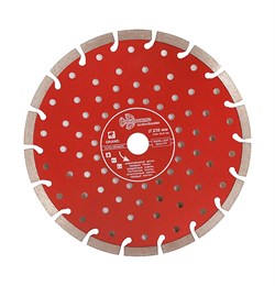 Сегментный алмазный отрезной диск 230x22,23 мм Trio-Diamond GUS726 - фото 141379