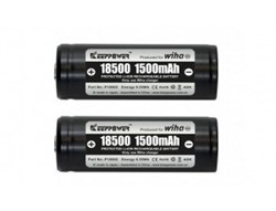 Сменные аккумуляторы wih18500 Li-Ion 2 шт 41914 - фото 153130