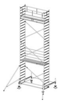 Алюминиевая вышка-тура Krause Stabilo 100 8,4м 741097 - фото 157219