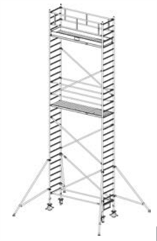 Алюминиевая вышка-тура Krause Stabilo 1000 9,3м 738097 - фото 157273