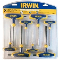Набор шестигранных ключей Irwin с Т-образной рукояткой 2,0-10,0 мм, 8 шт T10771 - фото 172085