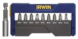 Набор бит Irwin PH/PZ/Torx 1/4", 25мм, 10 предметов 1868198 - фото 173131