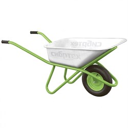 Одноколесная строительная тачка Сибртех 100 л, 170 кг 68963 - фото 248724