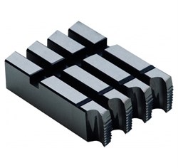 Комплект резьбонарезных гребёнок для станка Rekon 2 1/2" - 3" BSPT HSS 021007 - фото 252160