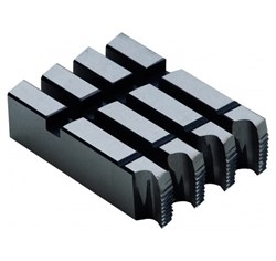 Комплект резьбонарезных гребёнок для станка Rekon 2 1/2" - 4" BSPT HSS 021008 - фото 252185