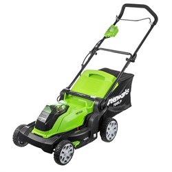 Газонокосилка аккумуляторная G-MAX 40V GREENWORKS G40LM41K4 c АКБ 4АЧ и ЗУ - фото 267886