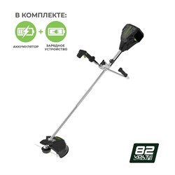 Триммер аккумуляторный 82V GREENWORKS GD82BCBK5 c АКБ 5АЧ и ЗУ - фото 268779