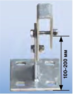 Регулируемый стенной анкер KRAUSE 835192 100-150мм - фото 278553
