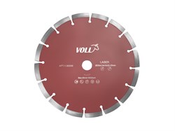 Сегментный алмазный диск VOLL СТАНДАРТ для железобетона 230х2,6х10х22,23 - фото 316261