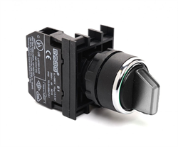 Переключатель EMAS 0-1 с фиксацией белый, 1НО B100SL20B - фото 322938