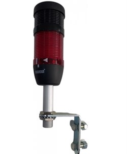 Сигнальная колонна EMAS 50мм, красная, 24V, светодиод LED, зуммер IK51L024ZD01 - фото 324876