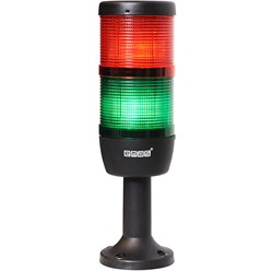 Сигнальная колонна EMAS 70мм, красная, зеленая 24V, светодиод LED IK72L024XM01 - фото 324951