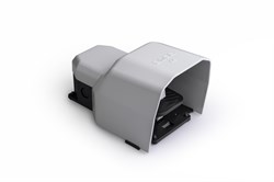 Педаль EMAS с защитной крышкой (1НО+1НЗ) серая PDKS11BX10G - фото 327064