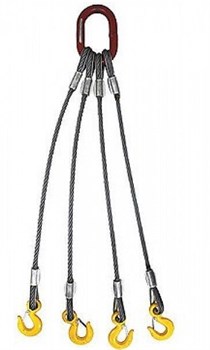 Строп канатный TOR 4СК г/п 4,0 т 6,0 м, шт - фото 353495