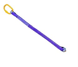 Строп текстильный TOR 1СТ 1,5 т 10,0 м 50 мм овал с одной стороны, второй конец свободен, шт - фото 355694