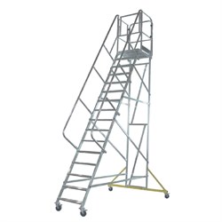 Разборная вышка-стремянка на колесах MEGAL ВС2-4,0 (150+150 кг) - фото 377801