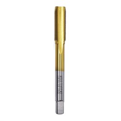 Машинно-ручной однопроходный метчик ПрофОснастка Эксперт №107 HSS M2 TiN, ISO 529 М14x1 50211042 - фото 384717