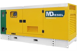 Резервный дизельный генератор MitsuDiesel МД АД-80С-Т400-1РКМ29 в шумозащитном кожухе 038238 - фото 391487