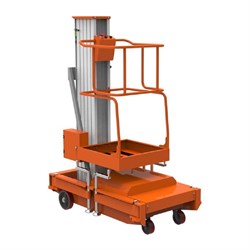 Подъемник мачтовый телескопический 125 кг 4 м TOR GTWY4-100 AC 220V 1-мачтовый (от сети) (G) - фото 400947