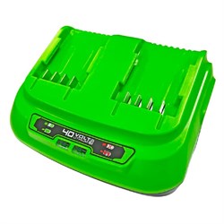 Быстрое зарядное устройство на 2 слота GREENWORKS G40UC8, 40V - фото 406873