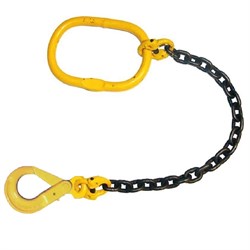 Строп цепной TOR 1СЦ г/п 8,0 т 8,0 м с самозакрывающимся крюком