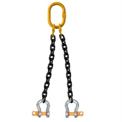 Строп цепной TOR 2СЦ г/п 11,2 т 3,0 м скобы G209 12 т