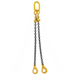 Строп цепной TOR 2СЦ г/п 17,0 т 12,0 м с укорачивающими и самозакрывающимися крюками, шт - фото 415785