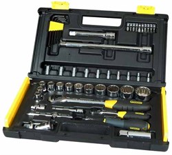 Набор головок торцевых 1/4 и 1/2 MicroTough 50шт. Stanley 1-94-658