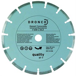Алмазный отрезной круг ST-7 125х22,23 DRONCO 4120485