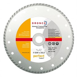 Алмазный отрезной круг Turbo F 180х22,23 DRONCO 4180460 