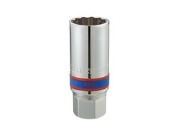 Головка для свечей зажигания 12 гранная, 21мм, 1/2" KING TONY 463021R