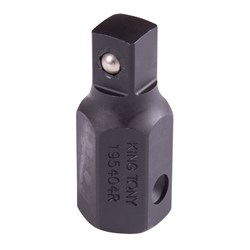 Переходник ударный 22 мм>1/2", с шариковым фиксатором KING TONY 195404R TONY - фото 677978