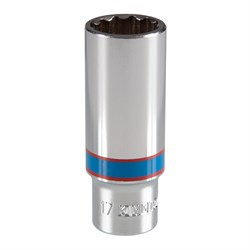 Головка торцевая глубокая двенадцатигранная 3/8", 17 мм KING TONY 323017M Tony - фото 678607