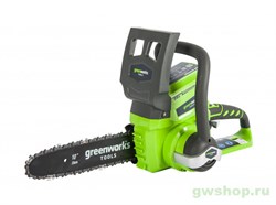 Пила цепная аккумуляторная G-24 24V GREENWORKS G24CS25K2 Greenworks 2000007VA - фото 686661
