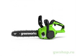 Пила цепная аккумуляторная 24V GREENWORKS GD24CS30 с АКБ 2 АЧ и ЗУ Greenworks 2007007UA - фото 686820
