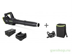 Воздуходув аккумуляторный GREENWORKS GC82BLBK4 + АКБ и ЗУ + поясной держатель G82BC Greenworks 2401207UB - фото 687398