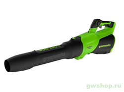 Воздуходувка аккумуляторная GREENWORKS 40V GD40BG3, с АКБ 4 Ач и ЗУ Greenworks 2408207UB - фото 687481