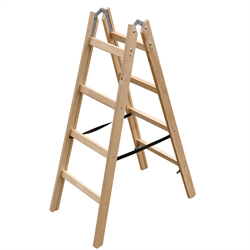 Двусторонняя деревянная стремянка-ходули Алюмет 2x4 ступени WD1204 - фото 688897