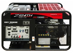 Бензиновый генератор Zenith ZBS15000DXE - фото 72105