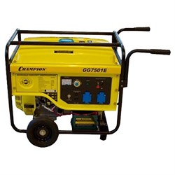 Бензиновый генератор Champion GG7501E - фото 75618