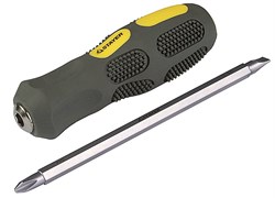Отвертка со сменным жалом Stayer Max Grip SL6.5/PH2 100мм 25851-H2 G - фото 86170