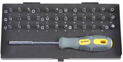 Отвертка с набором бит Stayer Max Grip 1/4 37шт 25931-H37 G - фото 86180
