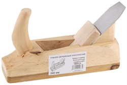 Ручной рубанок Stayer Master деревянный 52х240мм 1854-24_z01 - фото 95923