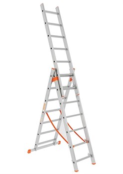 Алюминиевая трехсекционная лестница Вектор 3х7 4407 - фото 96828