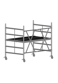 Алюминиевая вышка-тура Zarges Z600 складная 2,95м 53400 - фото 98834