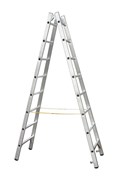 Двухсторонняя алюминиевая стремянка Zarges Z600 2x8 40312